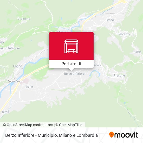 Mappa Berzo Inferiore - Municipio