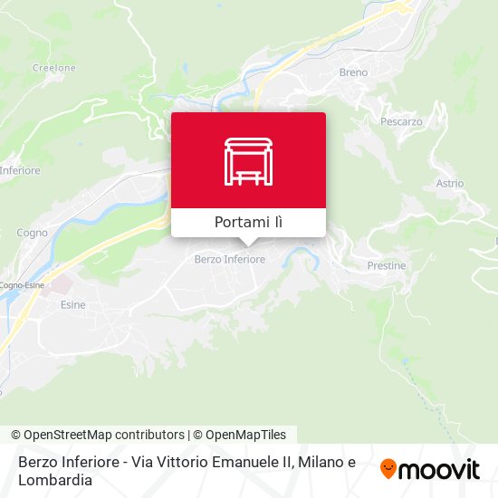 Mappa Berzo Inferiore - Via Vittorio Emanuele II