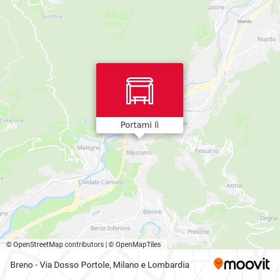Mappa Breno - Via Dosso Portole