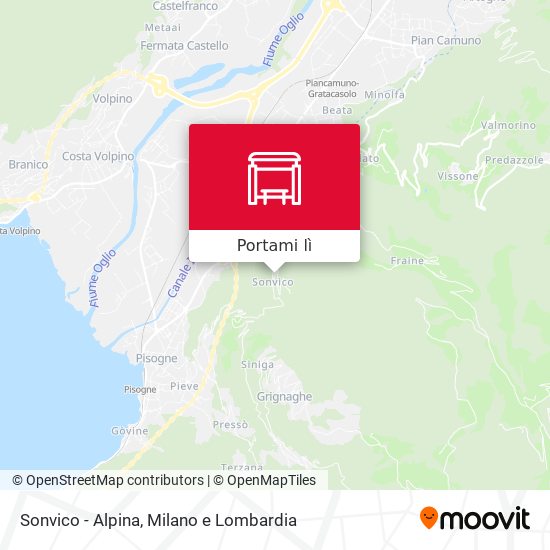 Mappa Sonvico - Alpina