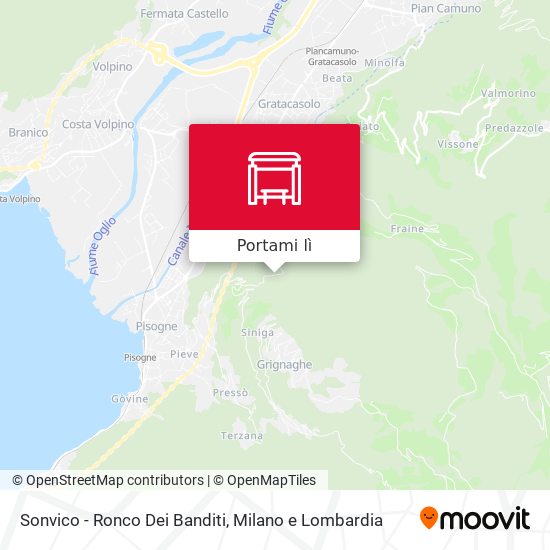 Mappa Sonvico - Ronco Dei Banditi