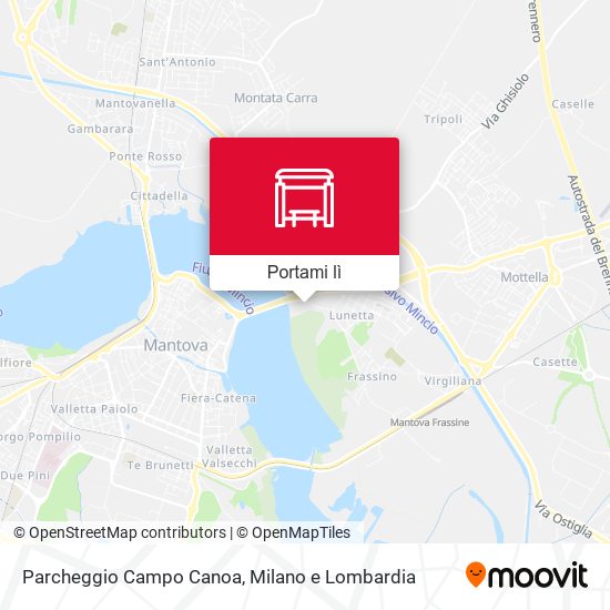Mappa Parcheggio Campo Canoa