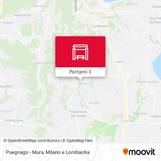 Mappa Puegnago - Mura