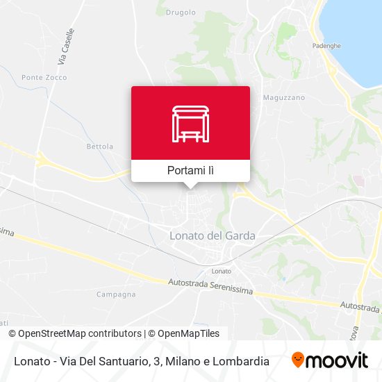 Mappa Lonato - Via Del Santuario, 3