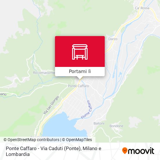 Mappa Ponte Caffaro - Via Caduti