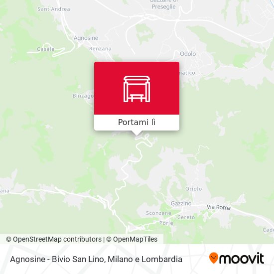 Mappa Agnosine - Bivio San Lino