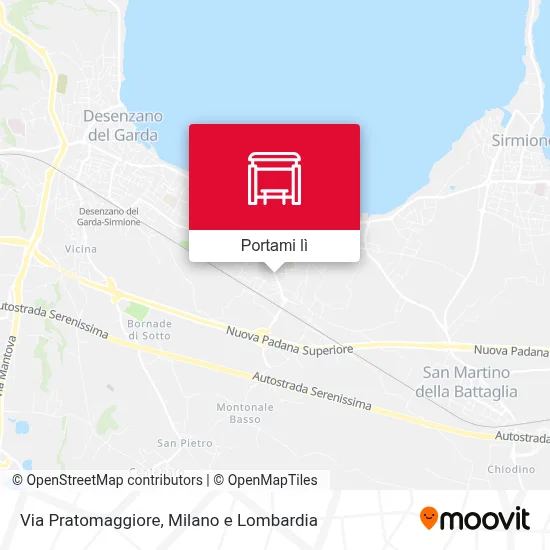 Mappa Via Pratomaggiore