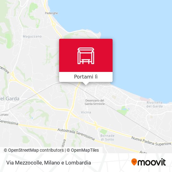 Mappa Via Mezzocolle