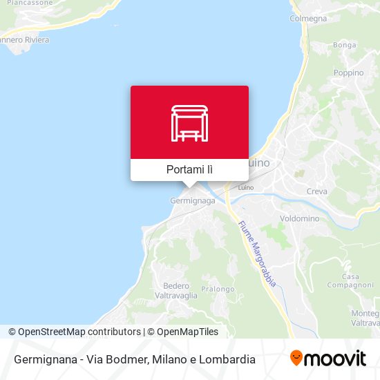 Mappa Germignana - Via Bodmer