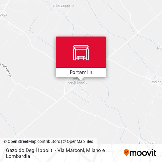 Mappa Gazoldo Degli Ippoliti - Via Marconi