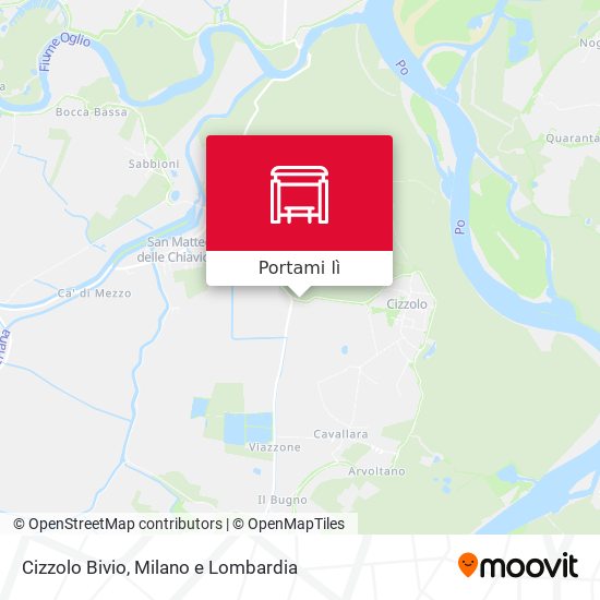 Mappa Cizzolo Bivio