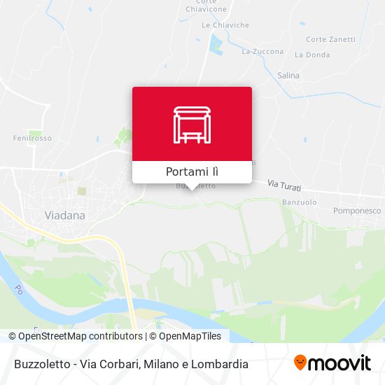 Mappa Buzzoletto - Via Corbari
