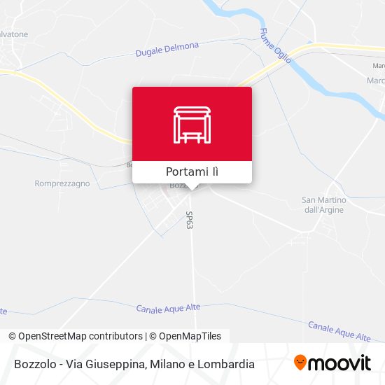 Mappa Bozzolo - Via Giuseppina