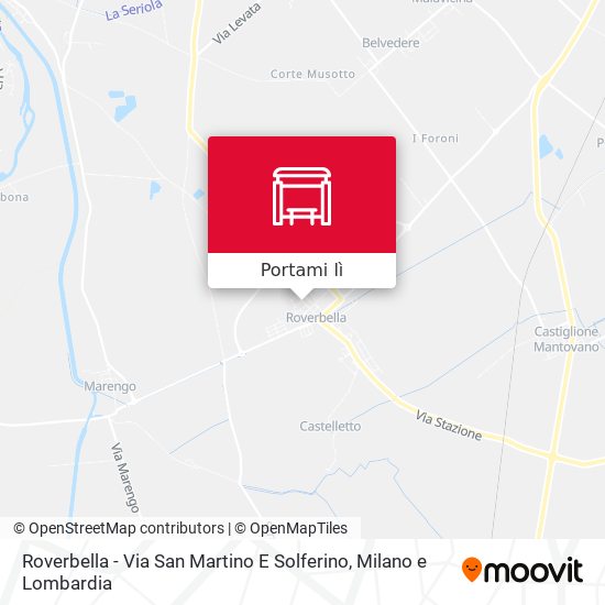 Mappa Roverbella - Via San Martino E Solferino