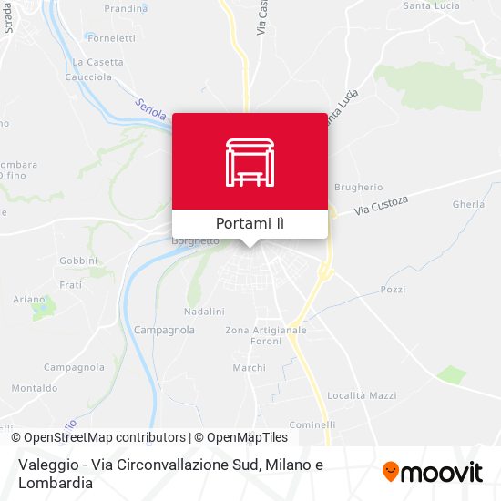 Mappa Valeggio - Via Circonvallazione Sud