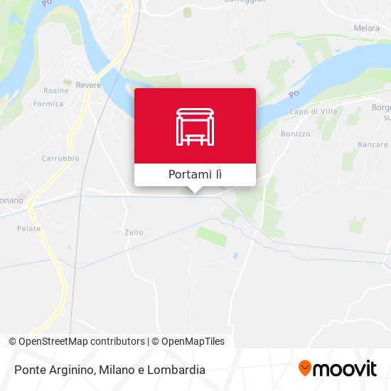 Mappa Ponte Arginino