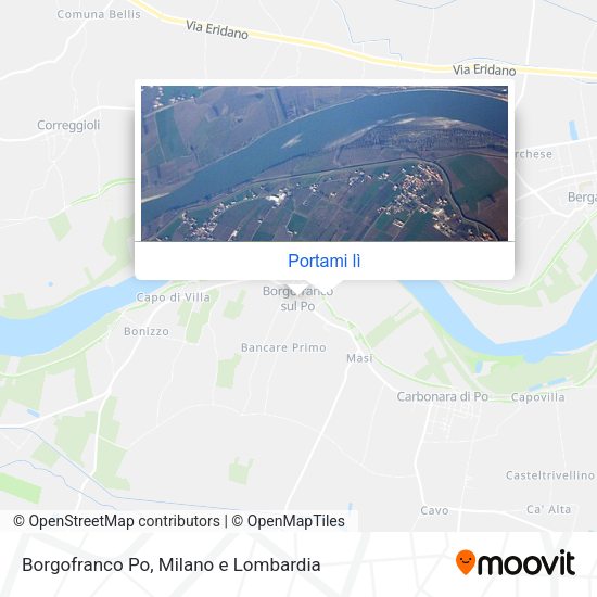 Mappa Borgofranco Po