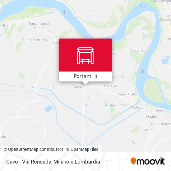 Mappa Cavo - Via Roncada