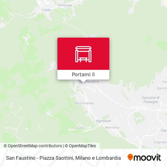 Mappa San Faustino - Piazza Saottini