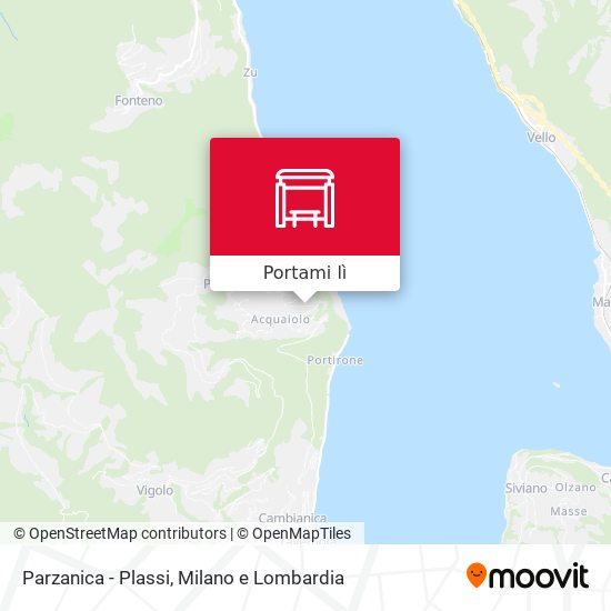 Mappa Parzanica - Plassi