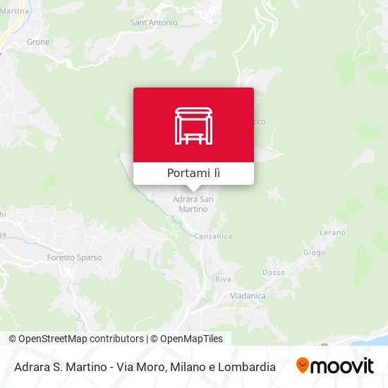 Mappa Adrara S. Martino - Via Moro