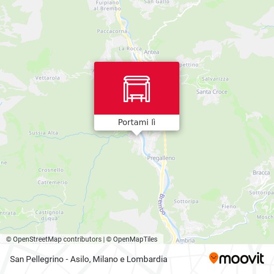 Mappa San Pellegrino - Asilo