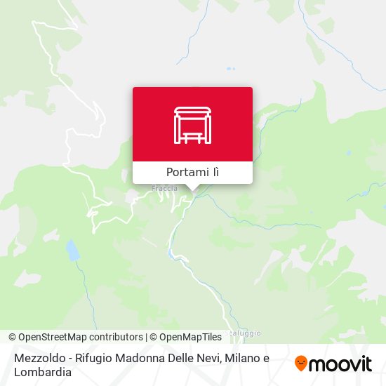 Mappa Mezzoldo - Rifugio Madonna Delle Nevi