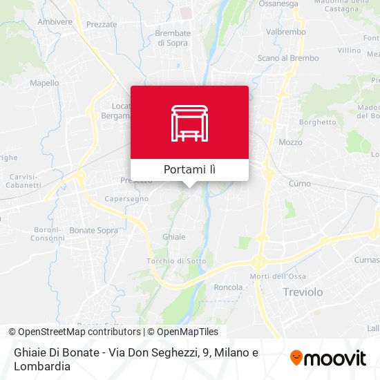 Mappa Ghiaie Di Bonate - Via Don Seghezzi, 9