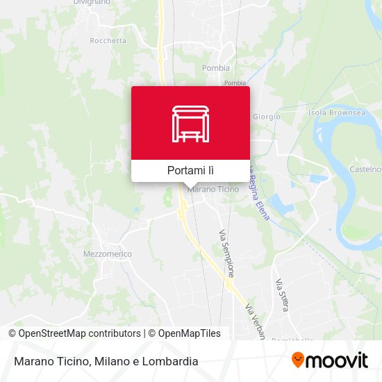Mappa Marano Ticino