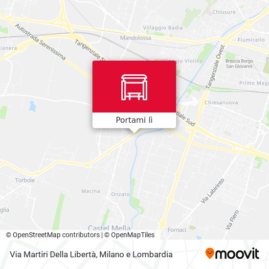 Mappa Via Martiri Della Libertà
