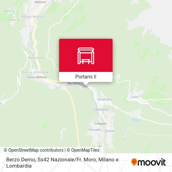 Mappa Berzo Demo, Ss42 Nazionale / Fr. Moro