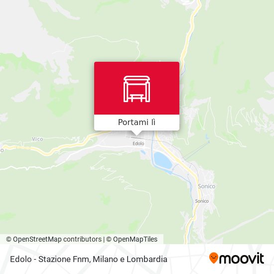 Mappa Edolo - Stazione Fnm