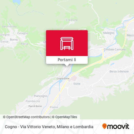 Mappa Cogno - Via Vittorio Veneto