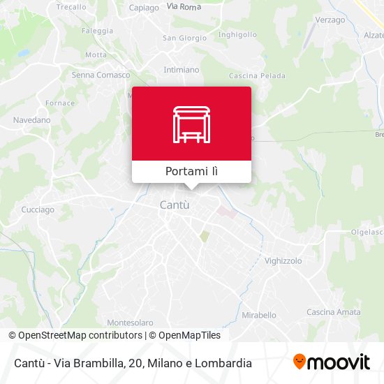 Mappa Cantù - Via Brambilla, 20