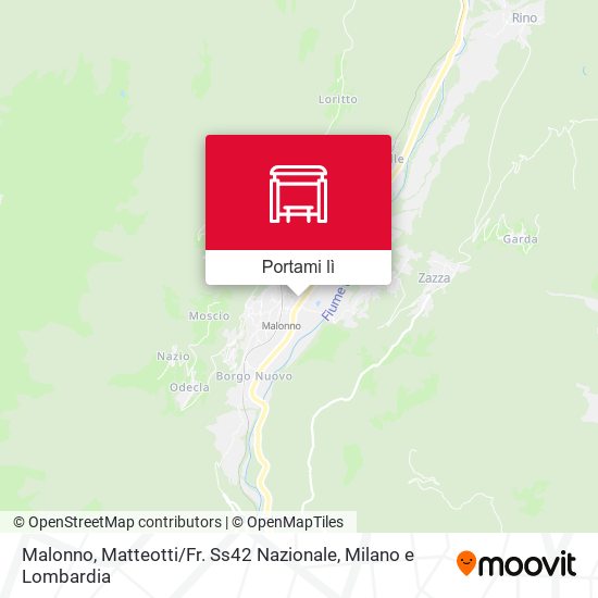 Mappa Malonno, Matteotti / Fr. Ss42 Nazionale