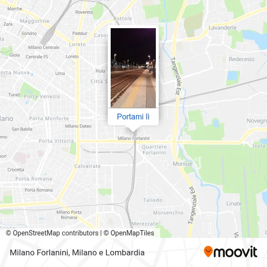 Mappa Milano Forlanini