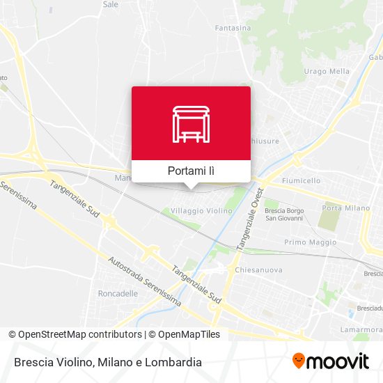 Mappa Brescia Violino