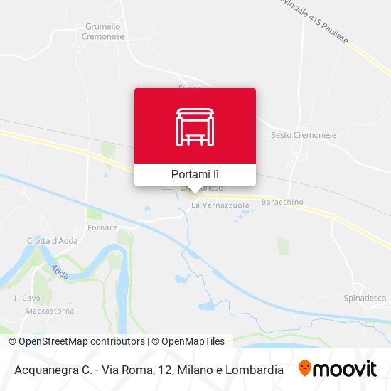 Mappa Acquanegra C. - Via Roma, 12