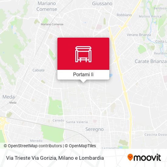 Mappa Via Trieste Via Gorizia