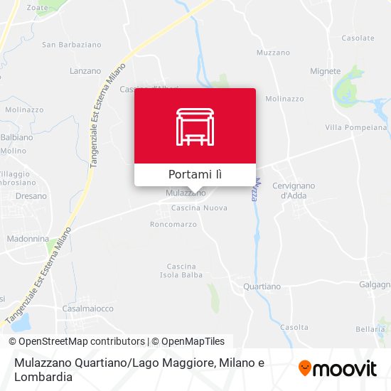 Mappa Mulazzano Quartiano / Lago Maggiore