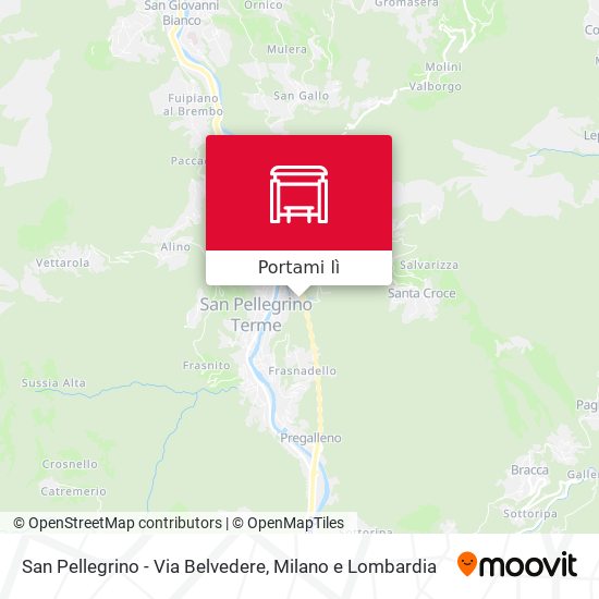 Mappa San Pellegrino - Via Belvedere