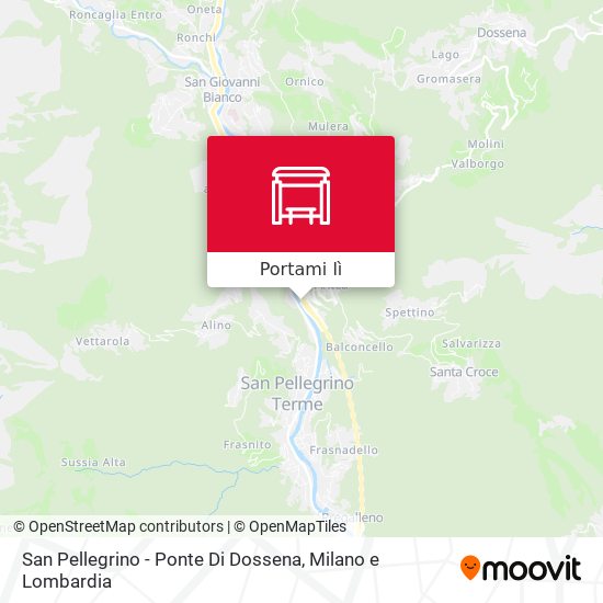 Mappa San Pellegrino - Ponte Di Dossena