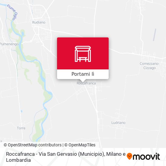 Mappa Roccafranca - Via San Gervasio (Municipio)