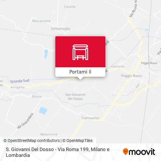 Mappa S. Giovanni Del Dosso - Via Roma 199