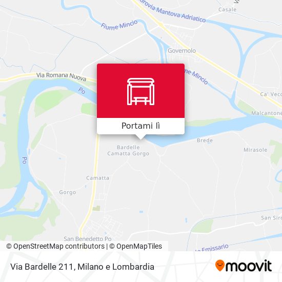 Mappa Via Bardelle 211
