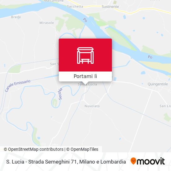 Mappa S. Lucia - Strada Semeghini 71