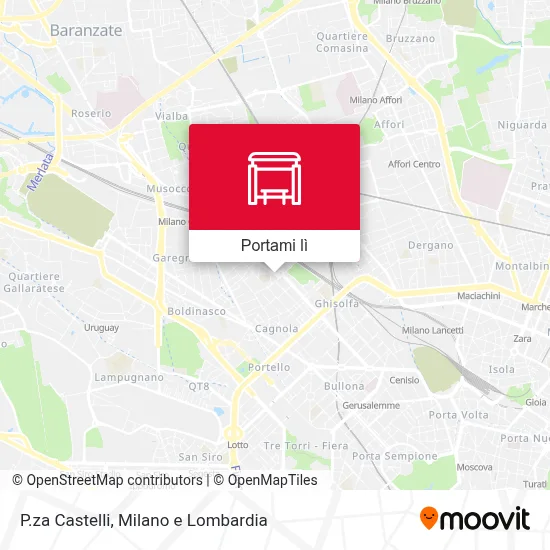 Mappa P.za Castelli