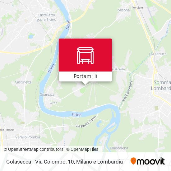Mappa Golasecca - Via Colombo, 10