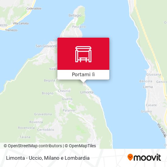 Mappa Limonta - Uccio