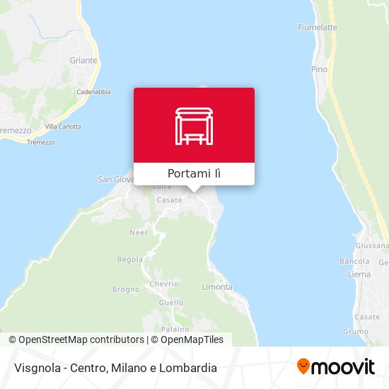 Mappa Visgnola - Centro
